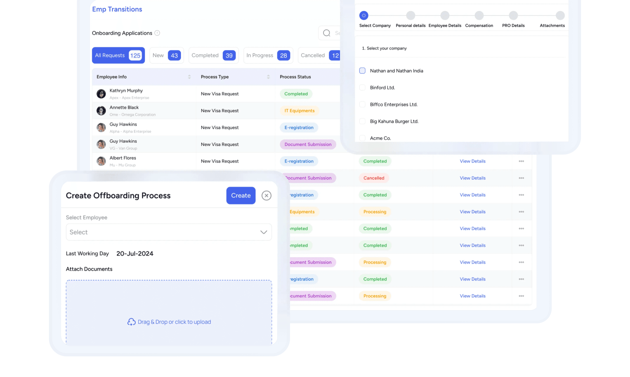 Nathan HR platform: Onboarding & Offboarding
