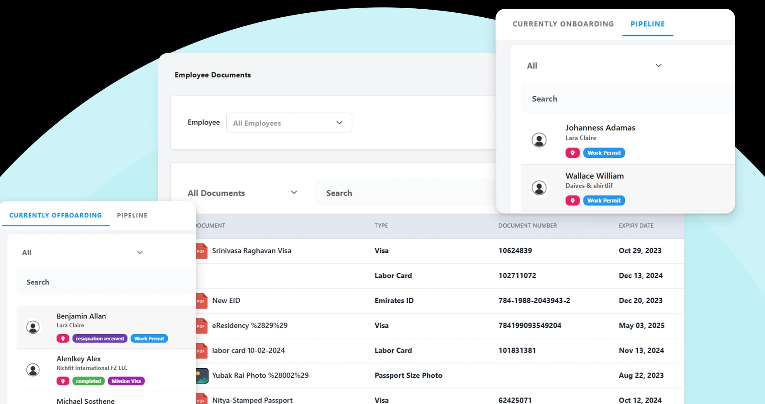 Employer dashboard